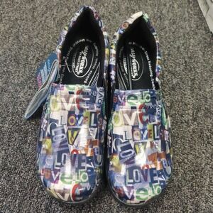 Easy Works by Easy Street LOVE Slip Resistant Clog Work Shoe Size 6 ww Brand NEW